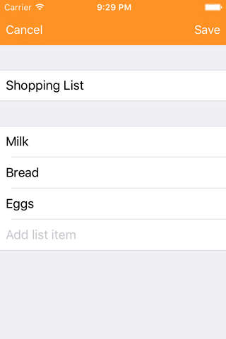 Lists - A simple app to make lists screenshot 3