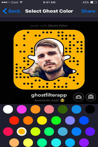Ghost Filter for Snapchat - Change Your Ghost Color & Image screenshot 4