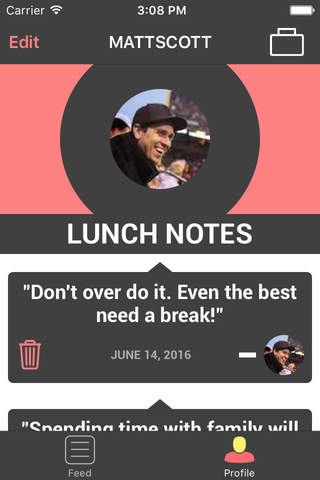 Lunch Note screenshot 2