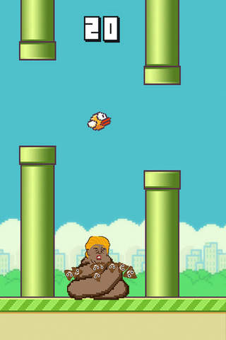 Blue Bird Jump : Fun Game for  iPad or iPhone screenshot 2