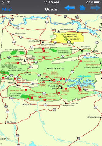 Ouachita National Forest - GPS Map Navigator screenshot 4