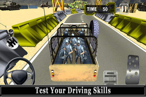 Military Jeep Driver Parking - Army Truck Driving Mania screenshot 3