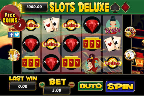 Aace Slots Deluxe Slots - Roulette and Blackjack 21 screenshot 2