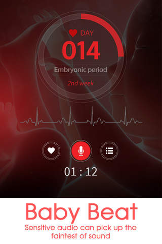 My Baby's Beat - Baby Heart Monitor Sound screenshot 4