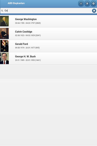 Directory of us presidents screenshot 4