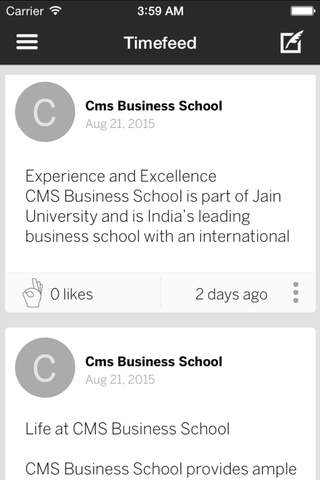 JU CMS B School screenshot 3
