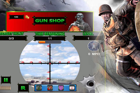3D American Para-Trooper Attack Pro : Real Sky Para-Trooper Army Sniper Shooting Training 2016 screenshot 4