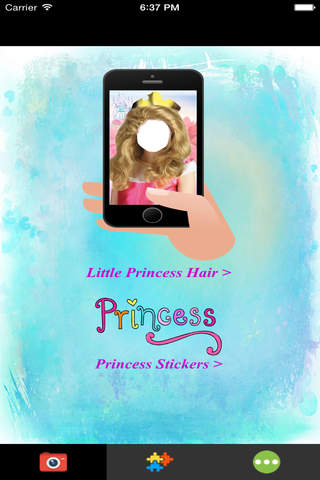 Little Princess Hairstyles Photo Frame Montage screenshot 4