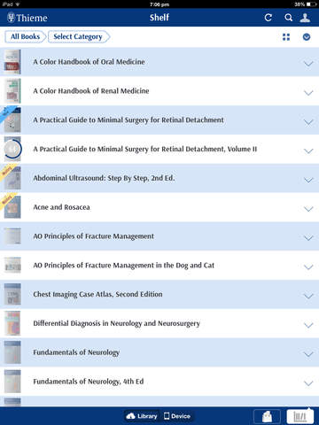Thieme Bookshelf screenshot 3