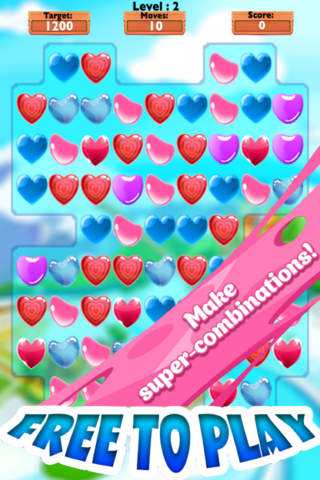 Cool Candy Lovely Crush-Best Match 3 Game for Girls,Boys,Mama,Papa & Lovers screenshot 3