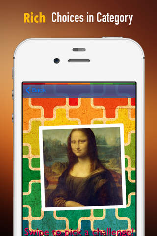 Memorize Leonardo da Vinci Art by Sliding Tiles Puzzle: Learning Becomes Fun screenshot 2