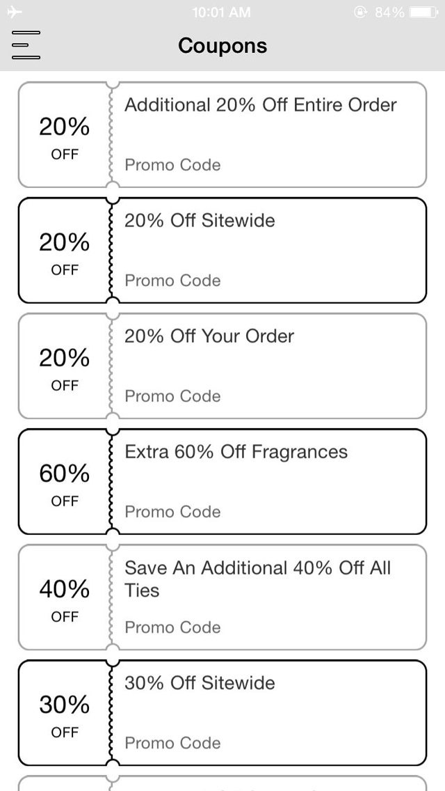 Perry ellis coupon code