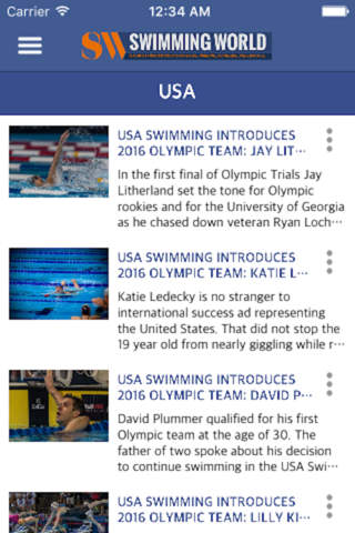 Swimming World Magazine screenshot 4