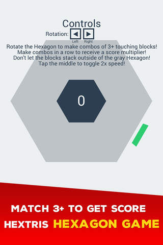 Hextris - Hexagon Game screenshot 2