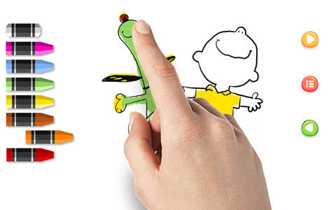 Coloring Game Charlie Brown Snoopy Edition screenshot 2