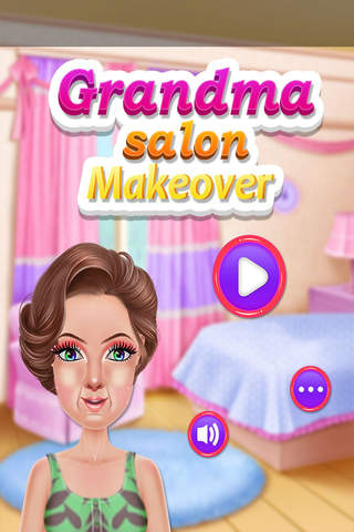 Grandma Makeup Salon : Plastic surgery and dress up free game for girls screenshot 4