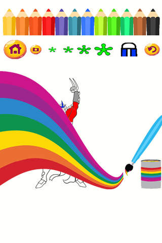 Coloring Ninja For Paint Kids screenshot 2