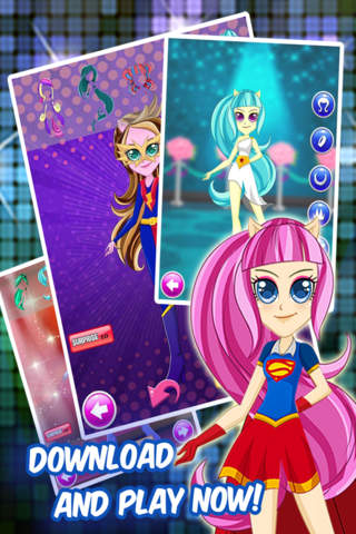 Pony Star Fashion Girls - Dress Up and Makeover Games For Free screenshot 4