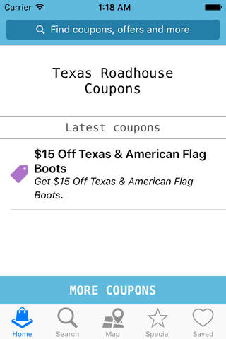 Coupons for Texas Roadhouse screenshot 2
