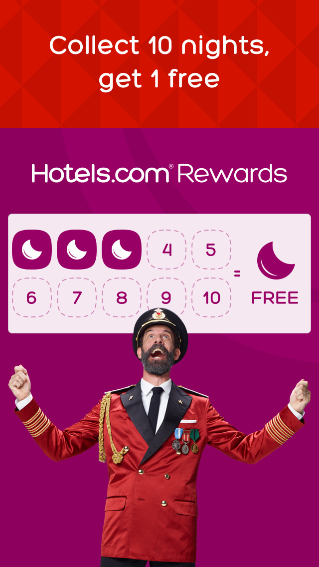 Screenshots of Hotels.com for iPhone