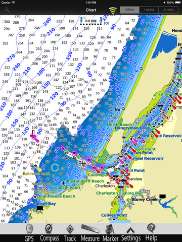 Oregon GPS Nautical Charts Pro screenshot 4