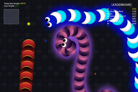 Snake.io - MMO Multiplayer Worm Tank Battle - Next Gen .IO Games by Diep Studio screenshot 3