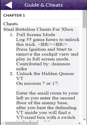 PRO - Steel Battalion Game Version Guide screenshot 2