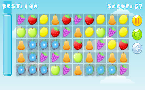 Fruit Match 3 Candy Coated Crafty Bejeweled screenshot 3
