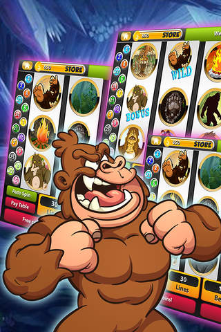 Bigfoot Slots Machines - Play Casino Wheel of Fortune, Tons of Pokies-Gold & Slot Tournament screenshot 3