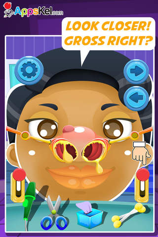 Extreme Nose Doctor Squad Force – The Booger Mania Games for Kids Free screenshot 3