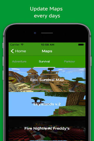 FNAF Maps for Minecraft PE - Best Map Downloads for Pocket Edition minemaps screenshot 2