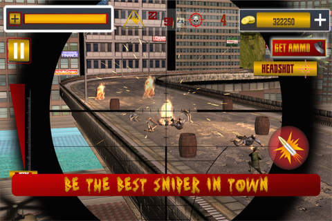 Zombies Attack City Sniper Shooting screenshot 2