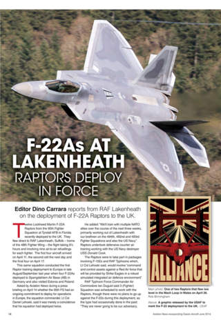 Aviation News #1 combat jet, airliner, warbird mag screenshot 3