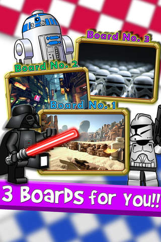 Checkers Boards Puzzle Pro - “ Lego Star wars Games with Friends Edition ” screenshot 2