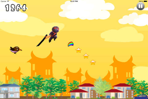 A Strong Ninja Flying PRO - Flick Bouncing screenshot 3