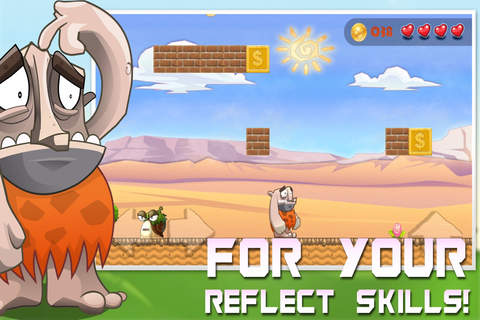 Run Caveman Run - Best Run and Jump Game for Kids screenshot 2