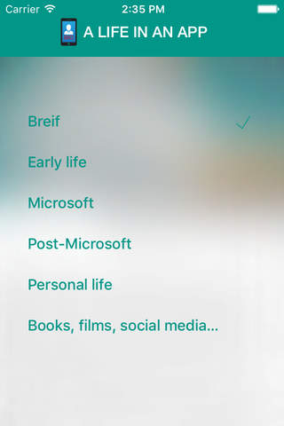 Brief of Bill Gates - BIO screenshot 4