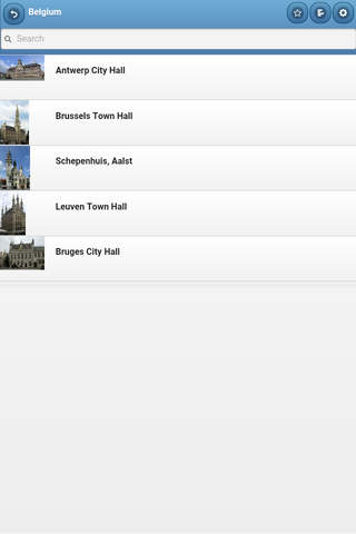 Directory of town halls screenshot 2