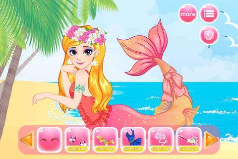 Barbie the Pearl Princess – Deep Sea Mermaid Makeup, Dress up and Makeover Game screenshot 3