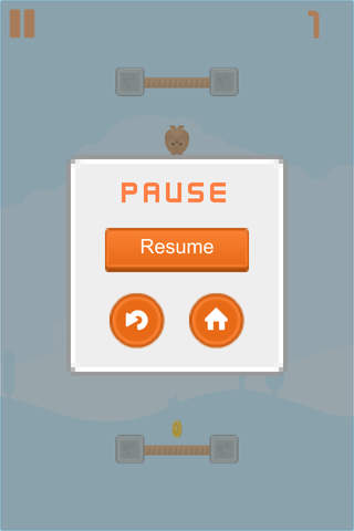 Bouncing Rabbit: One tap touch game screenshot 2