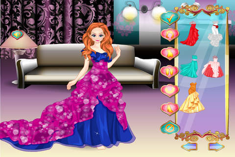 优雅白雪公主现代装 - 化妆换装养成沙龙，女生儿童教育小游戏免费 screenshot 2