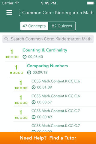 Common Core Kindergarten Math screenshot 4