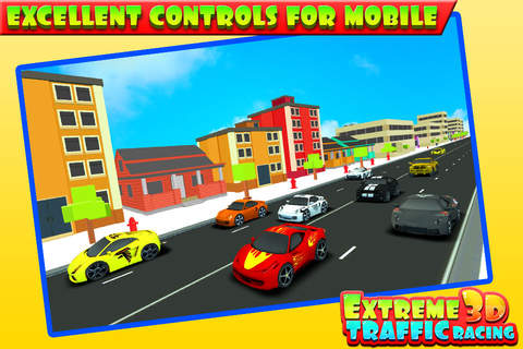 Extreme 3d Highway Traffic Racing screenshot 4