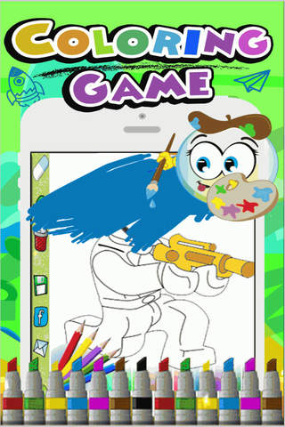 Coloring Page For Kids Cast lego city Version screenshot 2