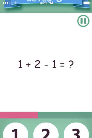 Mathematical ability test. screenshot 3