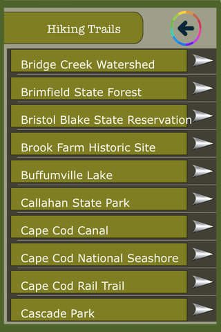 Massachusetts State Campground And National Parks Guide screenshot 3