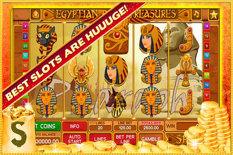 LasVegas Casino Slots Of Pharaoh Machines HD screenshot 3