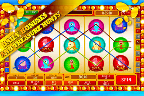 Fierce Monster Slots: Roll the fortunate dice and achieve the fabulous legendary crown screenshot 3