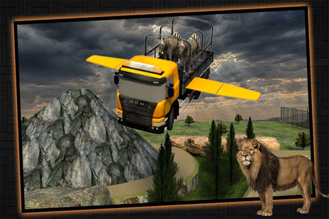Animal Transporter Flying Truck Simulation Zoo Keeping Services screenshot 2