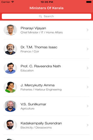 Ministers Of Kerala screenshot 2